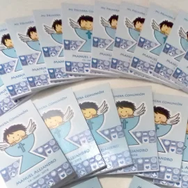 Invitación Bautizo Pila Bautismal Pack de 25