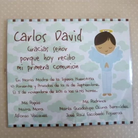 Invitación Comunión pack 25